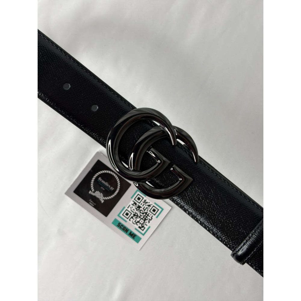 Gucci belt Marmont wide 4cm total black