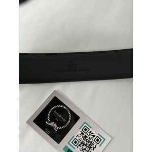 Gucci belt Marmont wide 4cm total black
