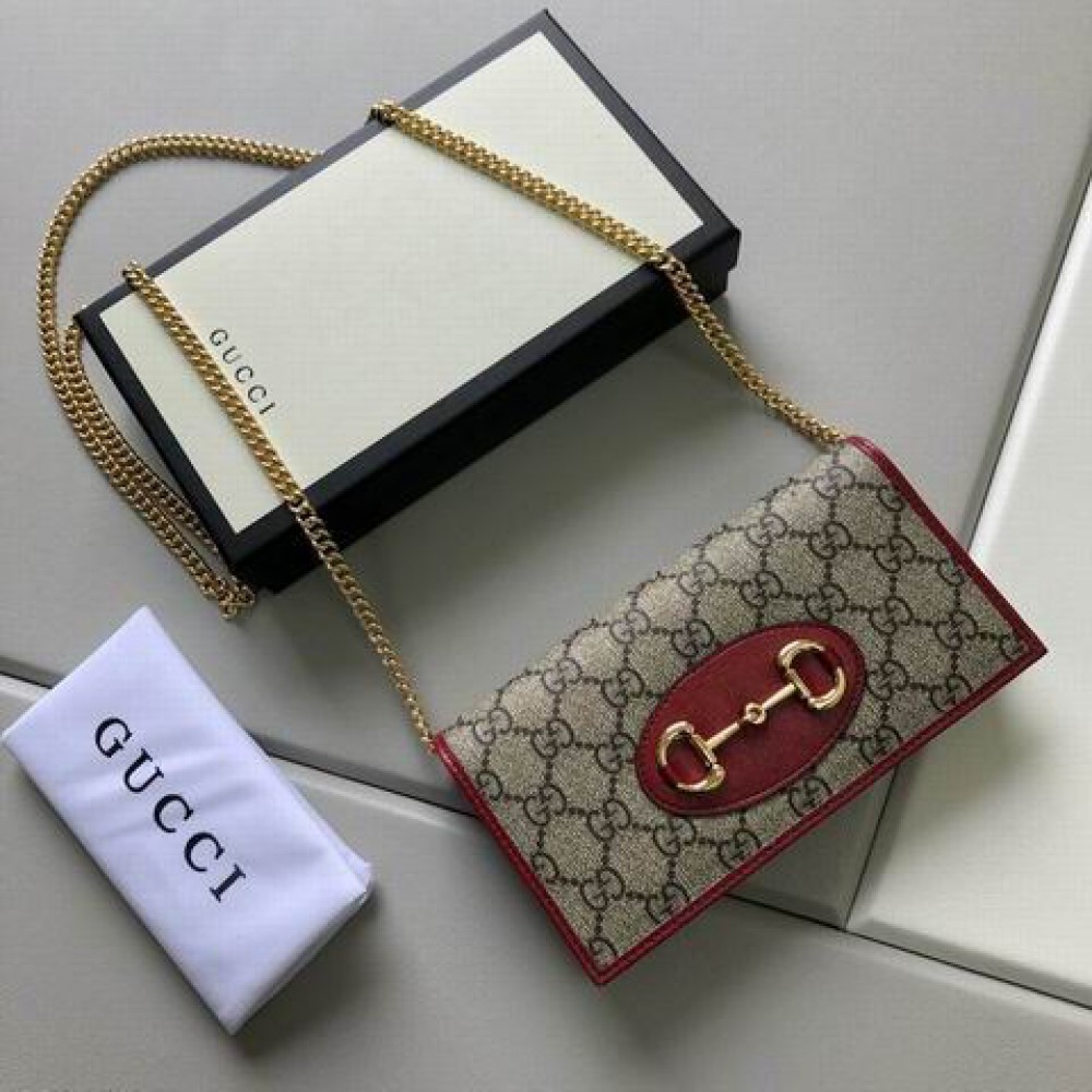 Gucci horsebit wallet on chain 19x10x4cm Bags