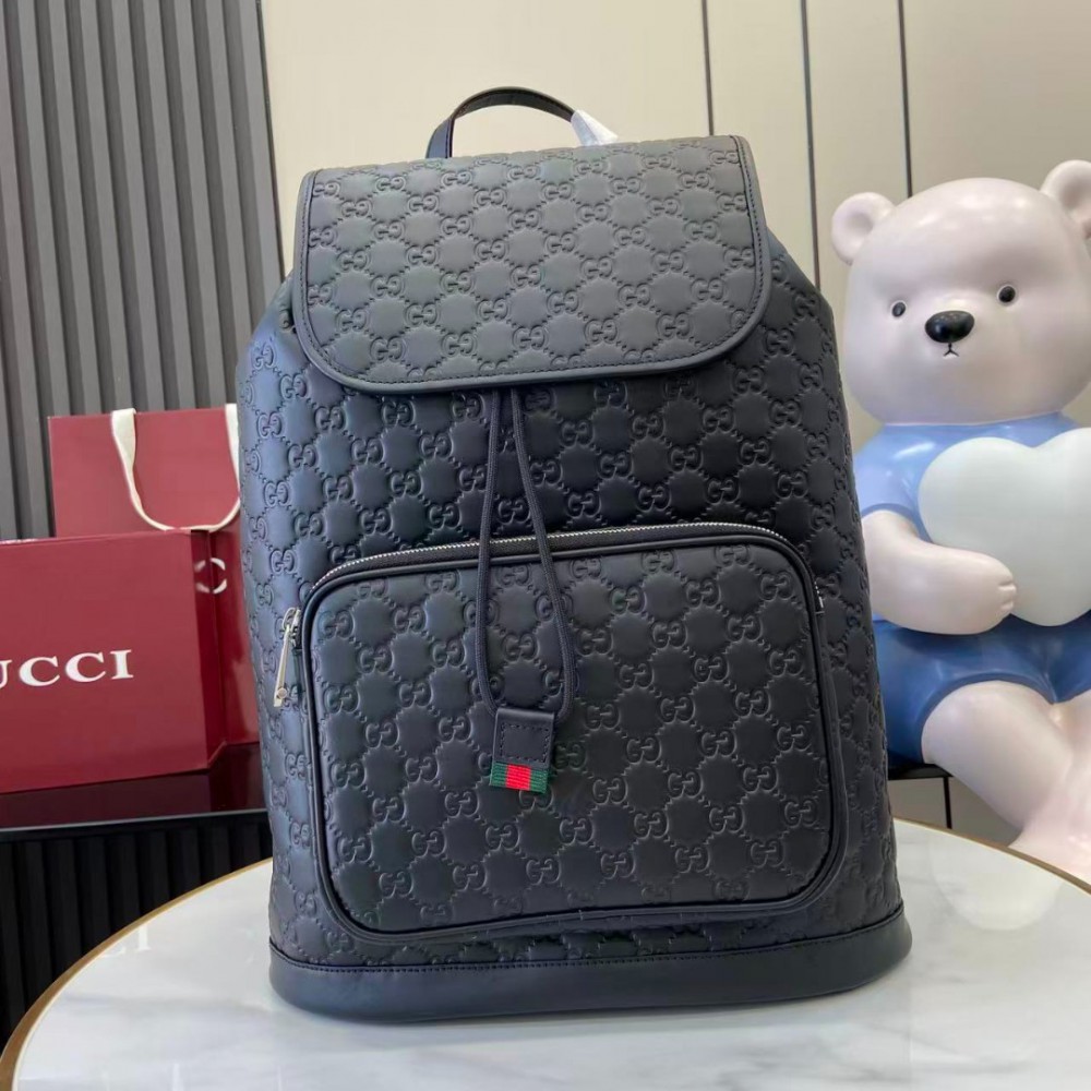 Gucci Emblem medium backpack 854750 34x44x15cm Bags