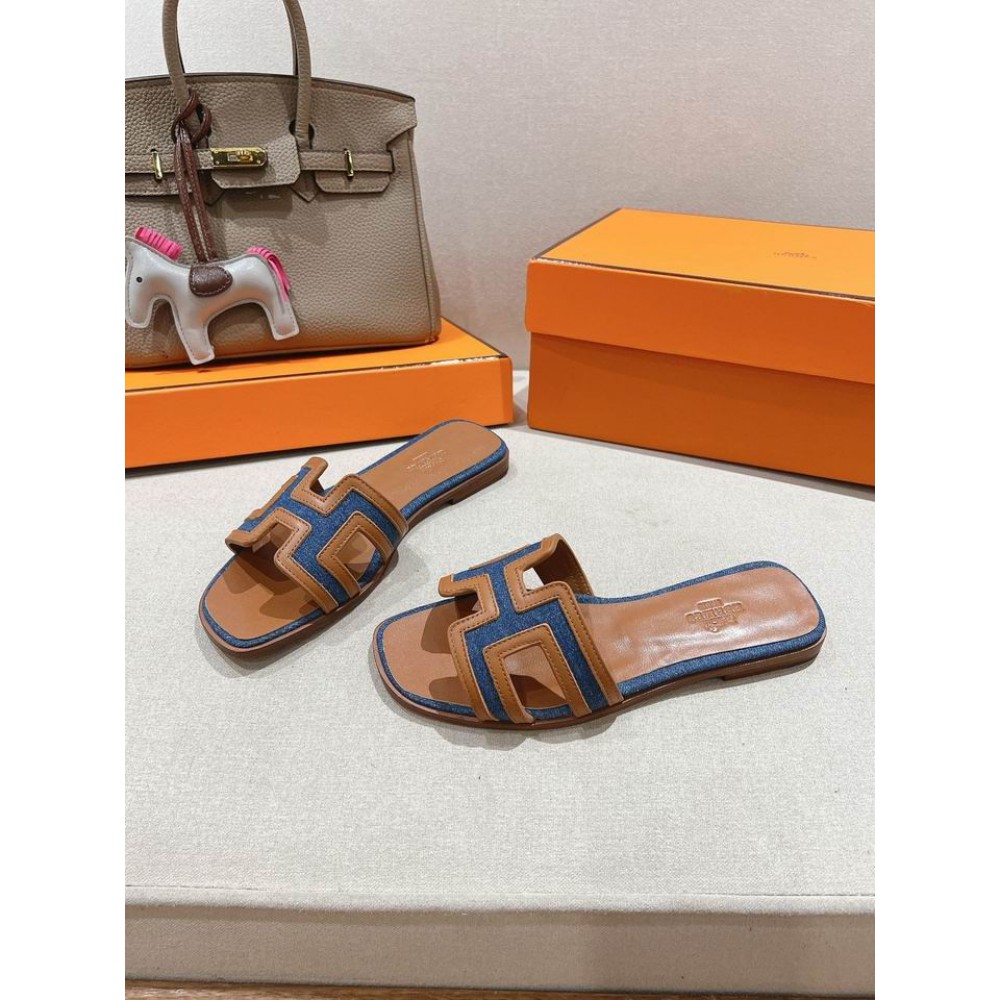 Hermes Oran slides 36-42 Shoes