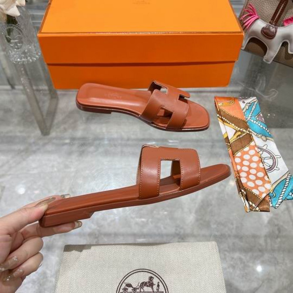 Hermes Oran slides 36-42 Shoes