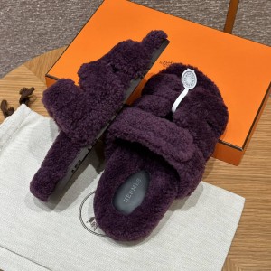 Hermes Sandals Chypre shearling 36-45 Shoes