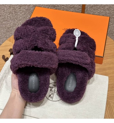 Hermes Sandals Chypre shearling 36-45