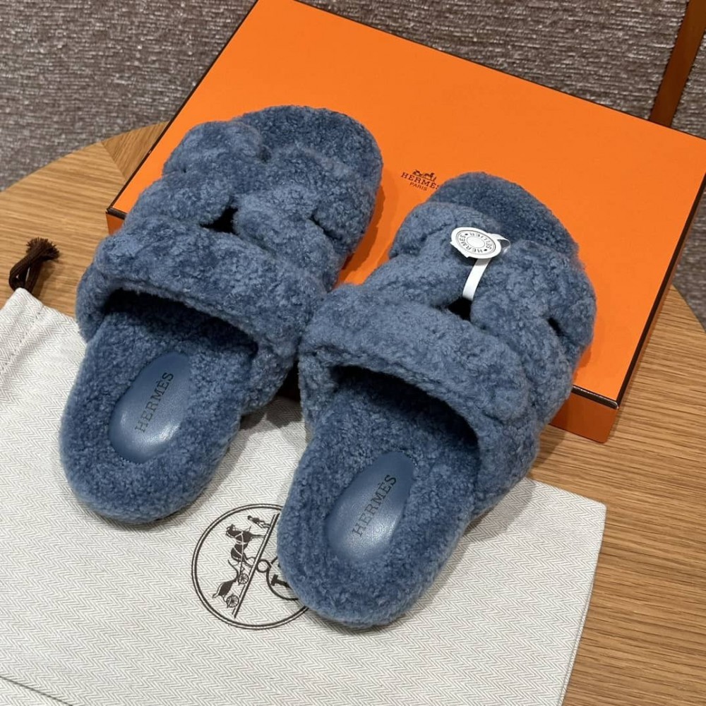 Hermes Sandals Chypre shearling 36-45 Shoes