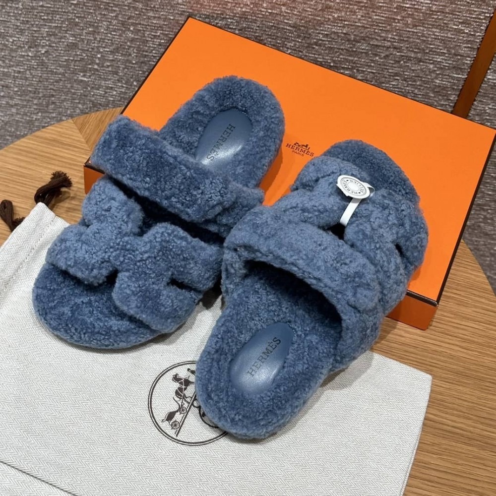 Hermes Sandals Chypre shearling 36-45 Shoes