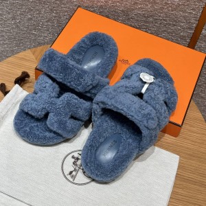 Hermes Sandals Chypre shearling 36-45 Shoes