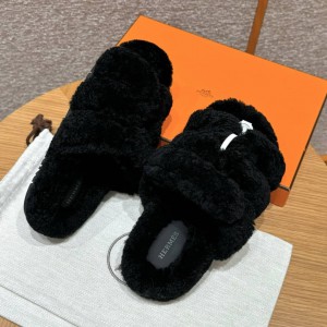 Hermes Sandals Chypre shearling 36-45 Shoes
