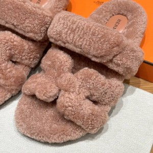 Hermes Sandals Chypre shearling 36-45 Shoes