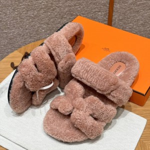 Hermes Sandals Chypre shearling 36-45 Shoes
