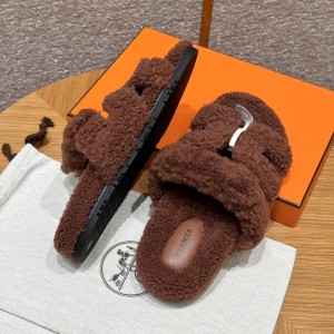 Hermes Sandals Chypre shearling 36-45 Shoes