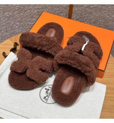 Hermes Sandals Chypre shearling 36-45