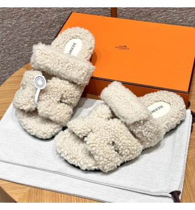 Hermes Sandals Chypre shearling 36-45