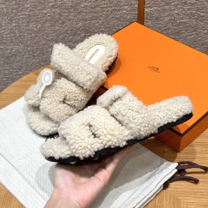 Hermes Sandals Chypre shearling 36-45 Shoes