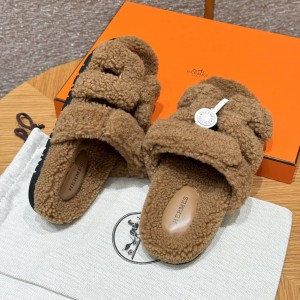 Hermes Sandals Chypre shearling 36-45 Shoes