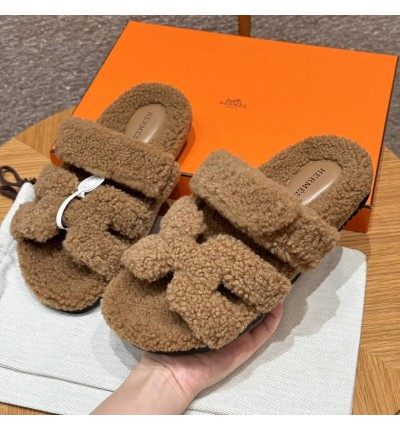 Hermes Sandals Chypre shearling 36-45