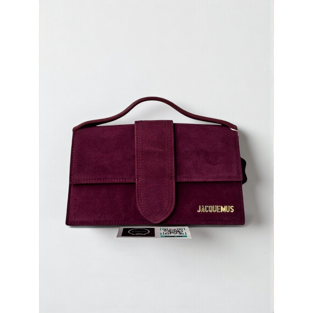 JACQUEMUS Le Bambino 24x13cm suede 