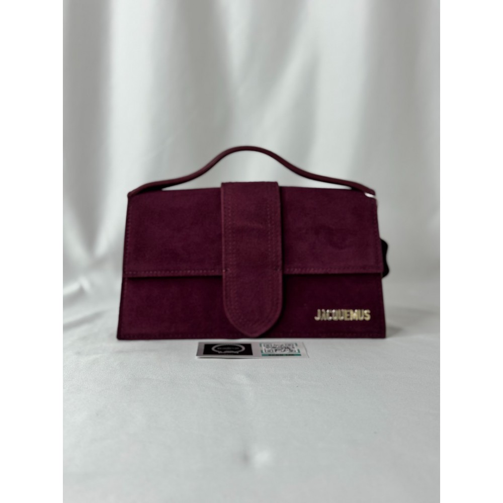 JACQUEMUS Le Bambino 24x13cm suede 