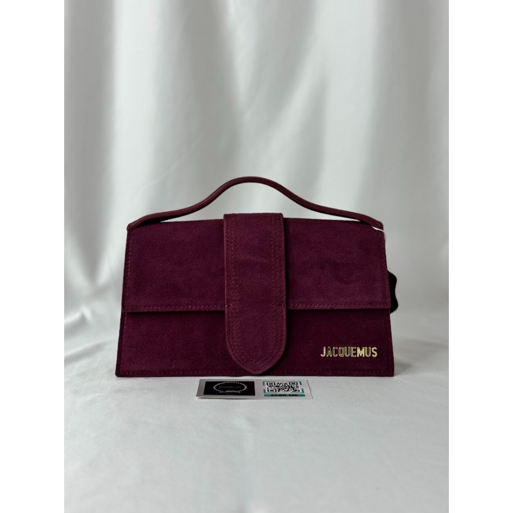 JACQUEMUS Le Bambino 24x13cm suede 