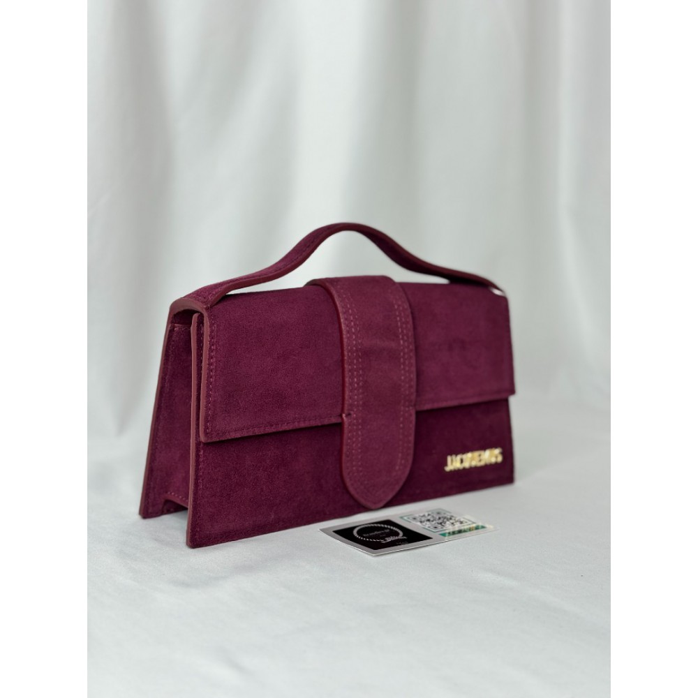 JACQUEMUS Le Bambino 24x13cm suede 