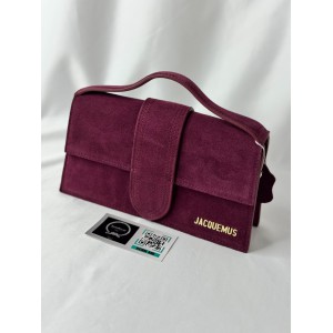 JACQUEMUS Le Bambino 24x13cm suede 