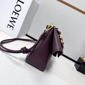 Loewe Medium Ola chain-embellished flap shoulder bag 26X18X13cm Bags