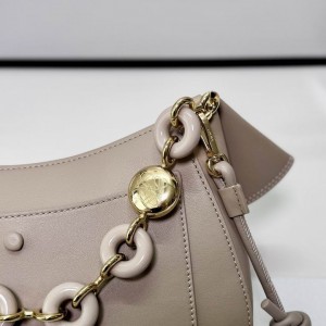 Loewe Medium Ola chain-embellished flap shoulder bag 26X18X13cm Bags