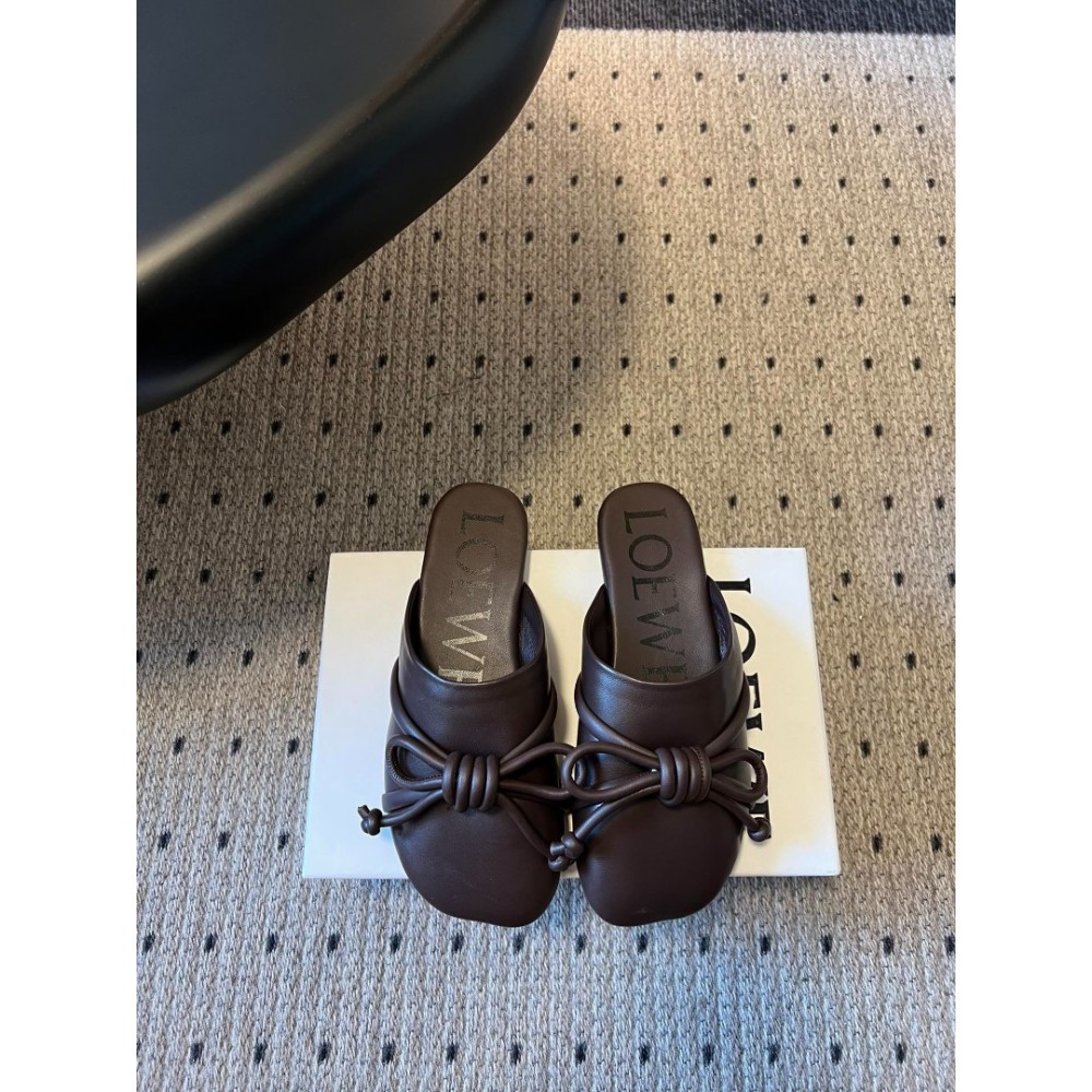 Loewe Lambskin Flamenco Knot Mules 36-41 Shoes