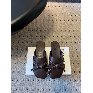 Loewe Lambskin Flamenco Knot Mules 36-41 Shoes