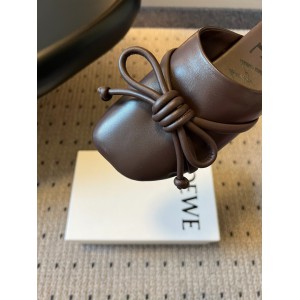 Loewe Lambskin Flamenco Knot Mules 36-41 Shoes