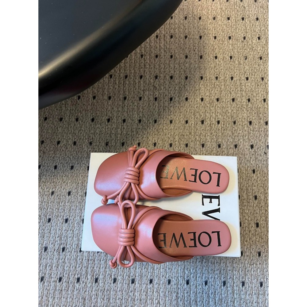 Loewe Lambskin Flamenco Knot Mules 36-41 Shoes