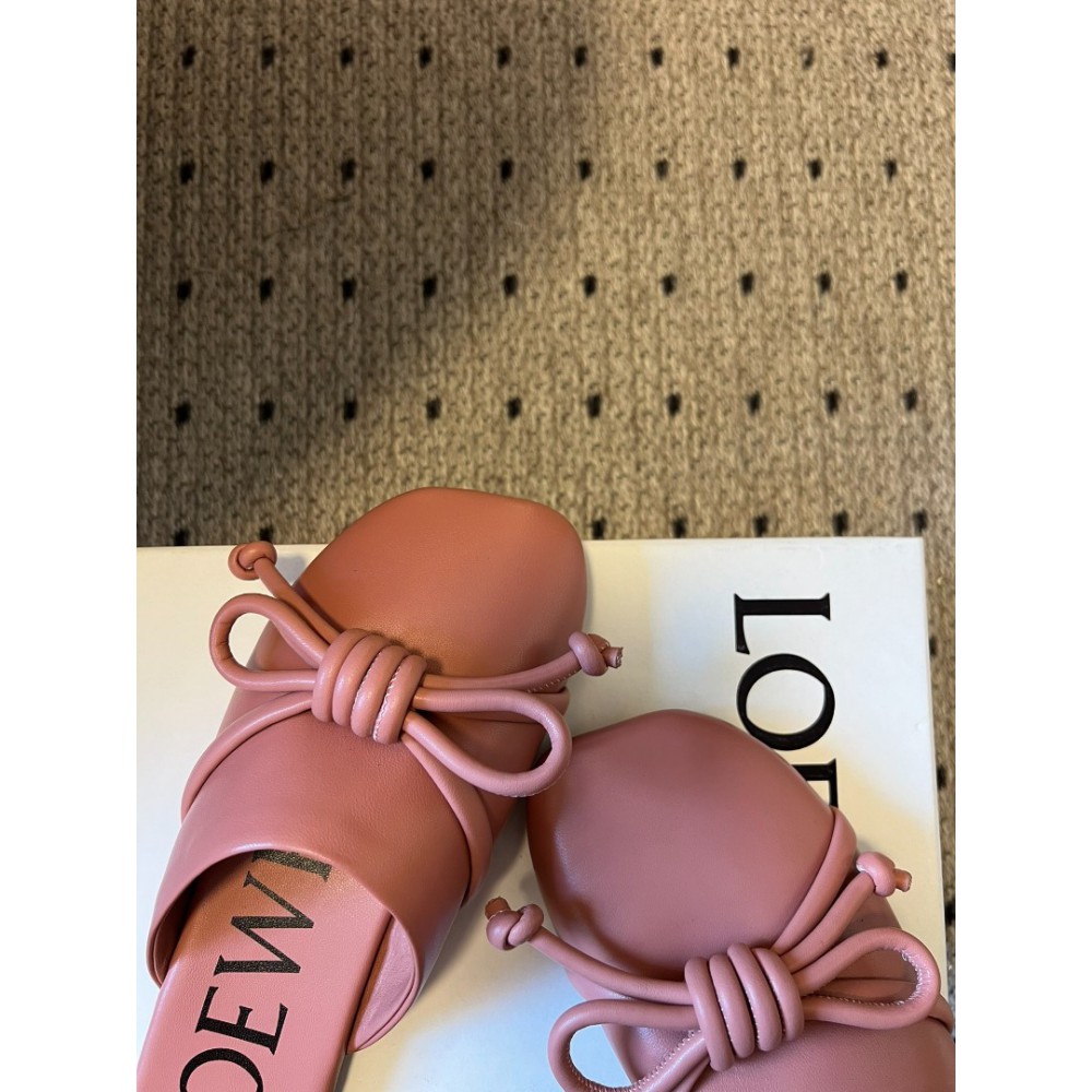 Loewe Lambskin Flamenco Knot Mules 36-41 Shoes