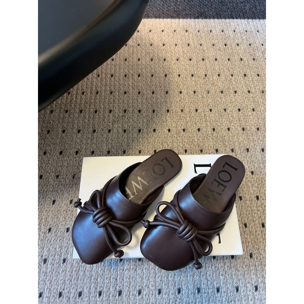 Loewe Lambskin Flamenco Knot Mules 36-41 Shoes
