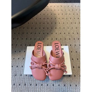 Loewe Lambskin Flamenco Knot Mules 36-41 Shoes