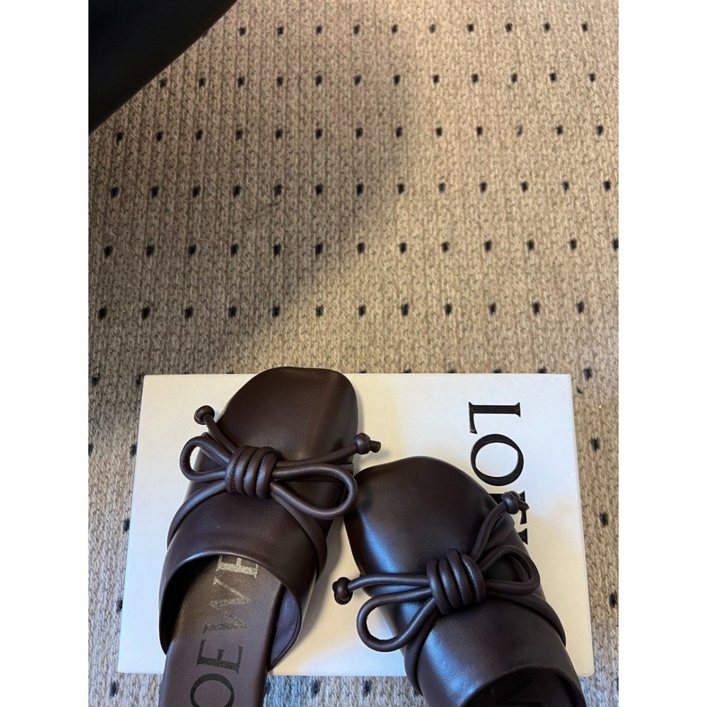 Loewe Lambskin Flamenco Knot Mules 36-41 Shoes