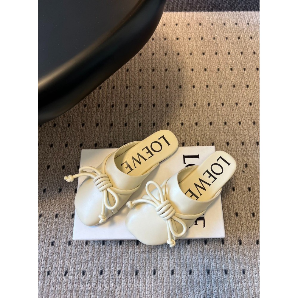 Loewe Lambskin Flamenco Knot Mules 36-41 Shoes