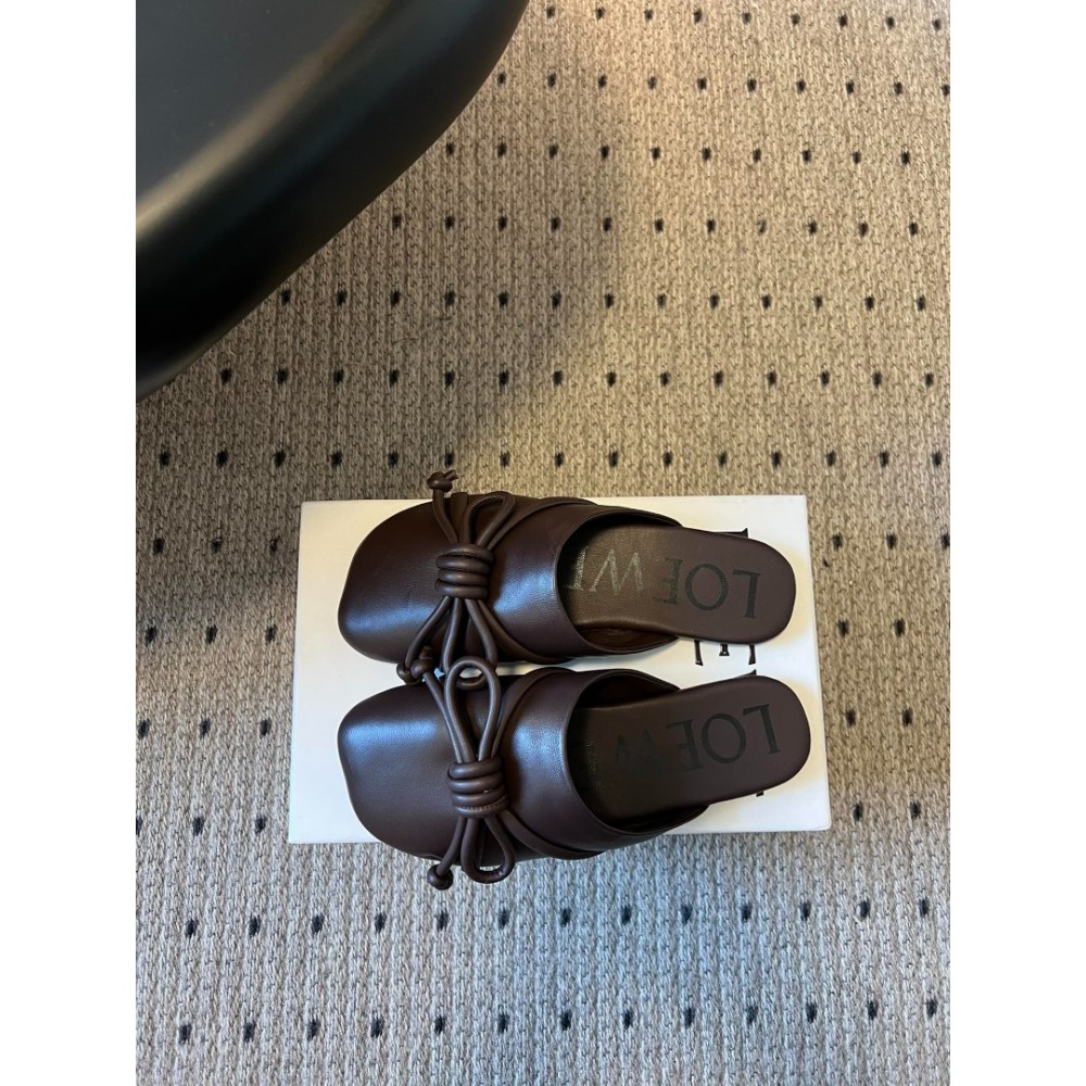 Loewe Lambskin Flamenco Knot Mules 36-41 Shoes