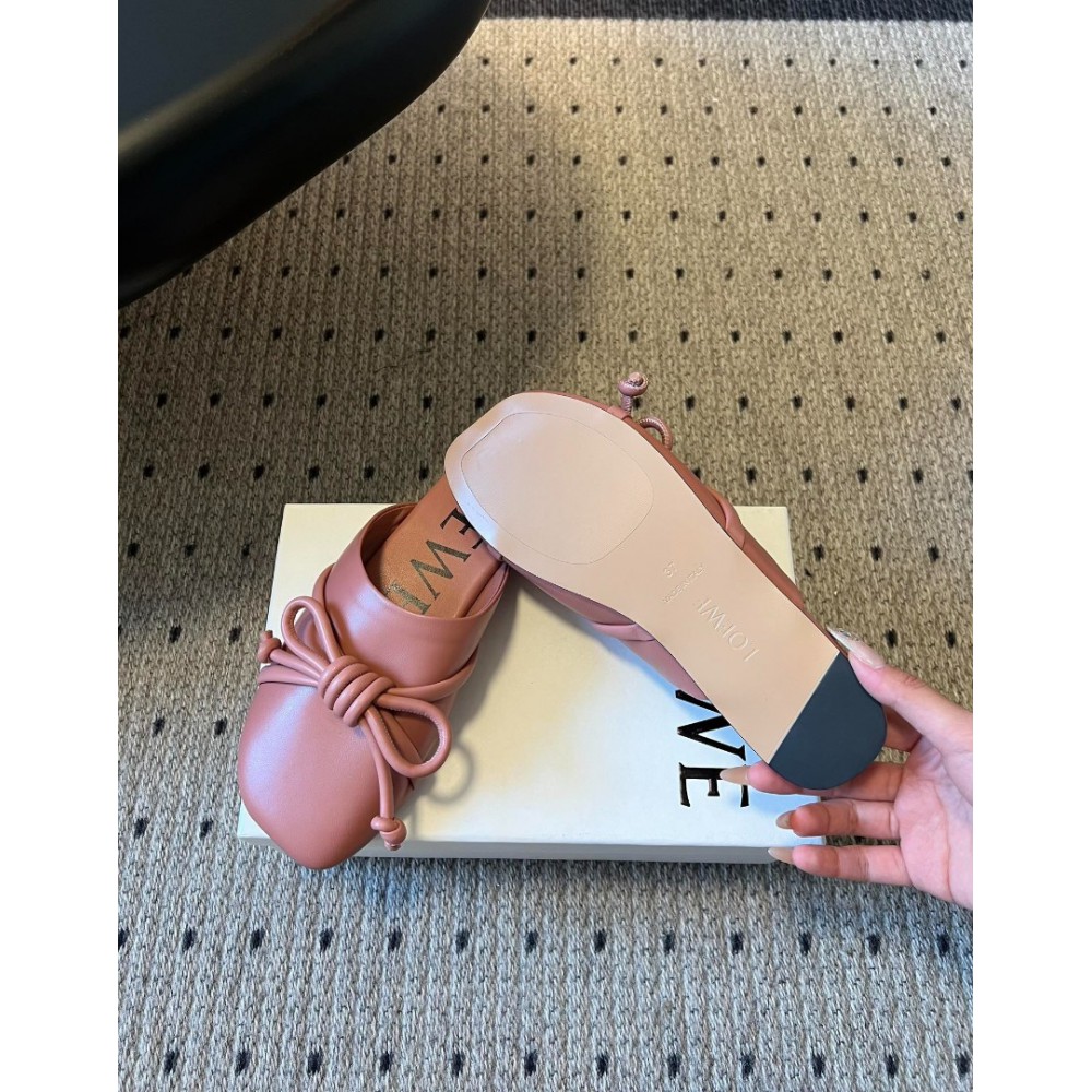 Loewe Lambskin Flamenco Knot Mules 36-41 Shoes