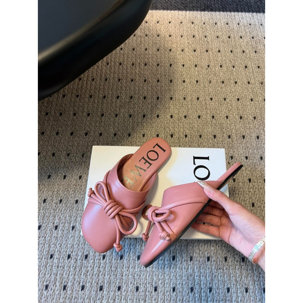 Loewe Lambskin Flamenco Knot Mules 36-41 Shoes