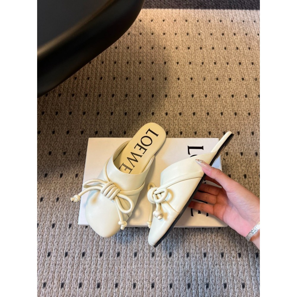Loewe Lambskin Flamenco Knot Mules 36-41 Shoes