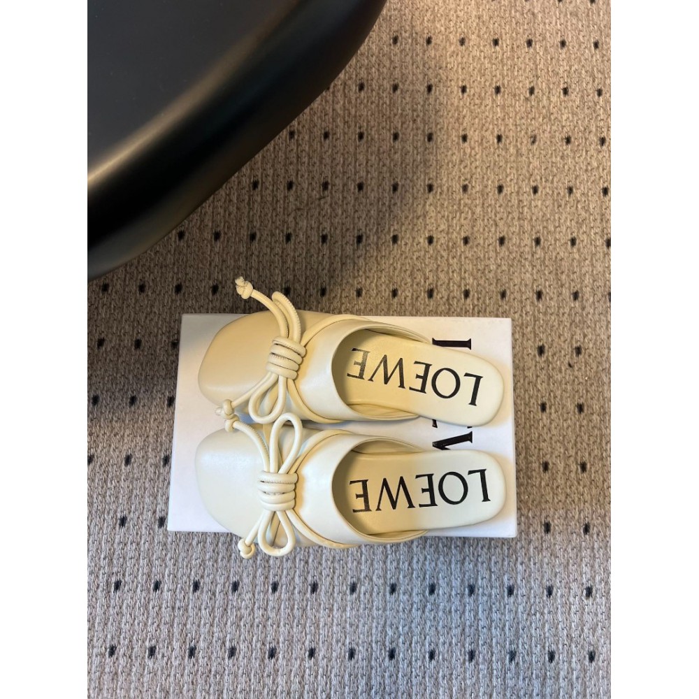 Loewe Lambskin Flamenco Knot Mules 36-41 Shoes