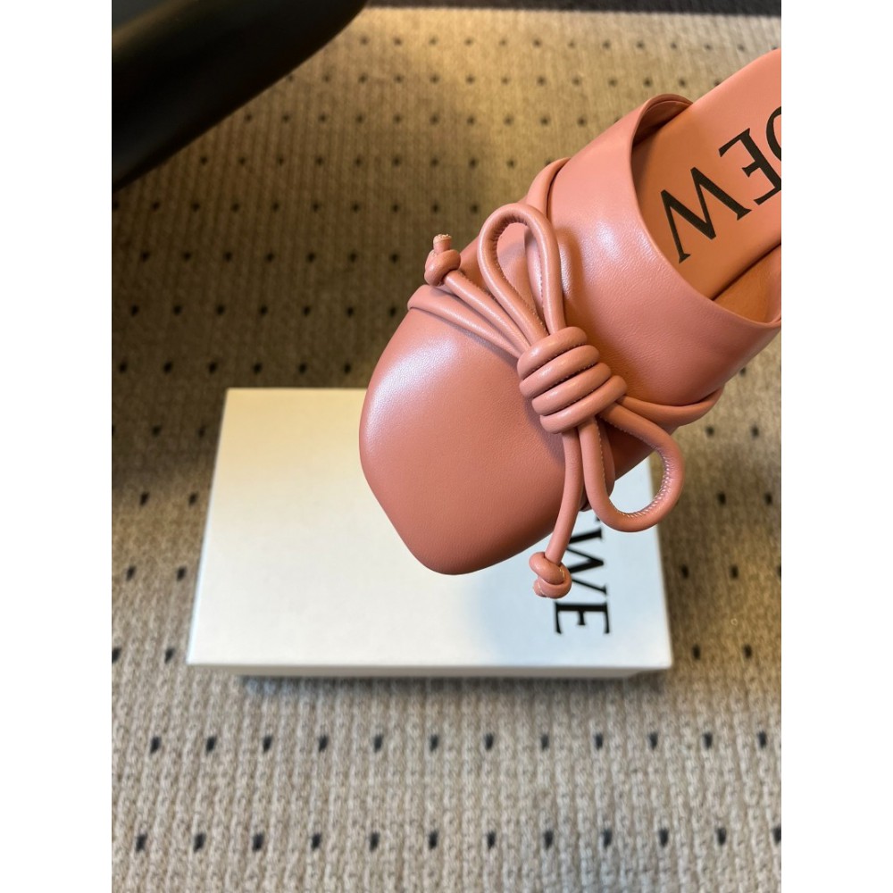 Loewe Lambskin Flamenco Knot Mules 36-41 Shoes