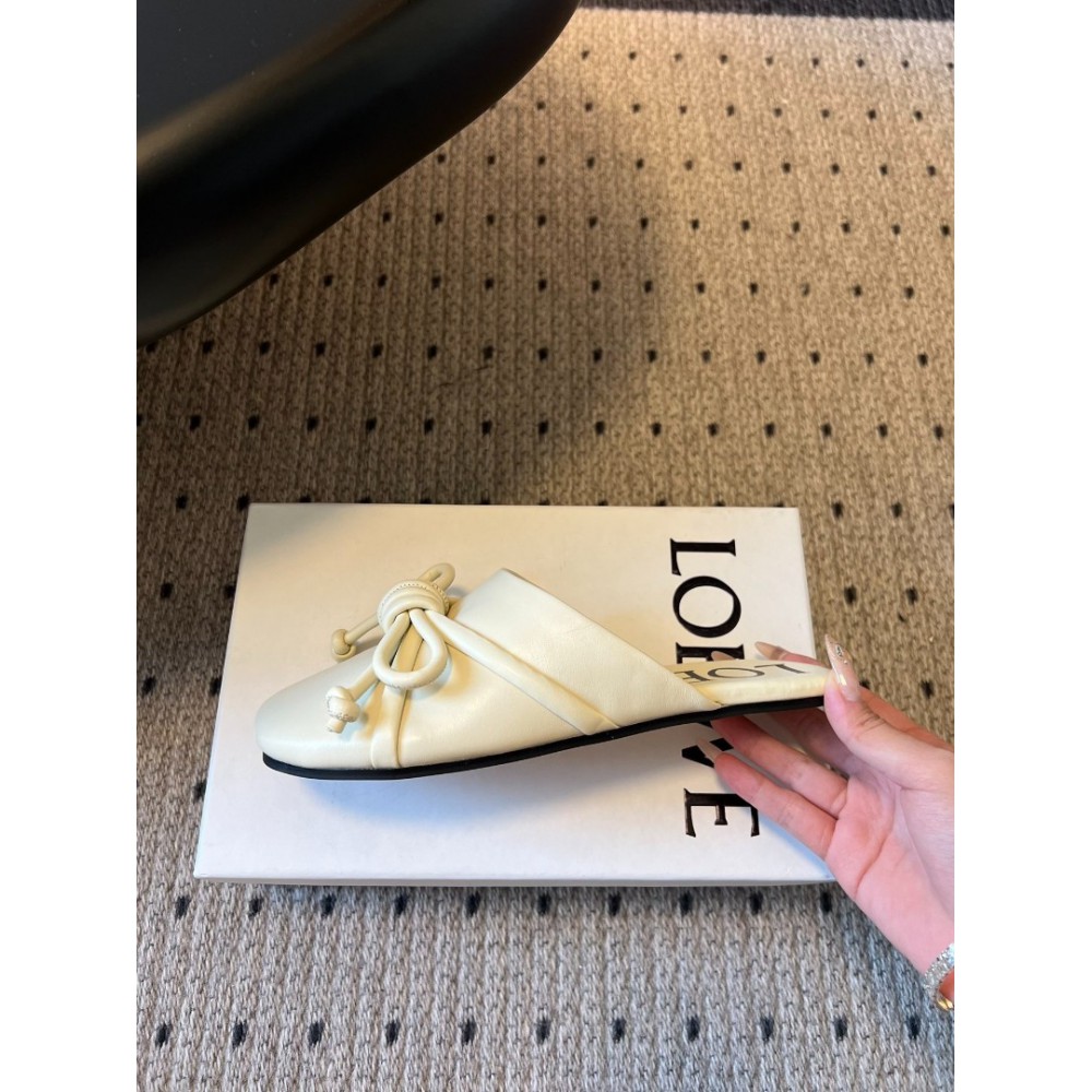 Loewe Lambskin Flamenco Knot Mules 36-41 Shoes