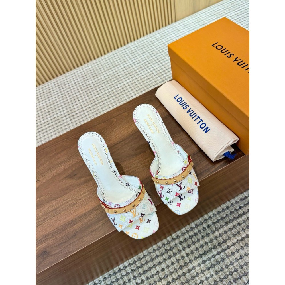 Lv x TM slingback mule 9cm  Shoes