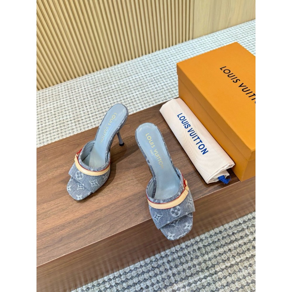 Lv x TM slingback mule 9cm  Shoes