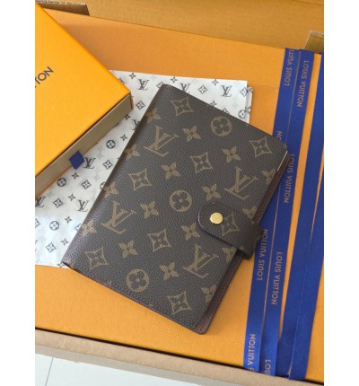 Lv Medium Ring Agenda Cover 14 x 18.5 x 3 cm