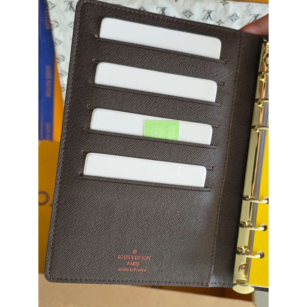 Lv Medium Ring Agenda Cover 14 x 18.5 x 3 cm Accesories