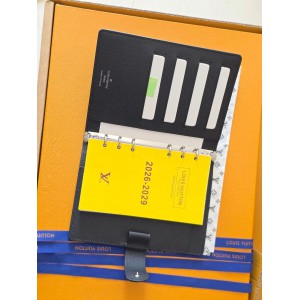Lv Medium Ring Agenda Cover 14 x 18.5 x 3 cm Accesories