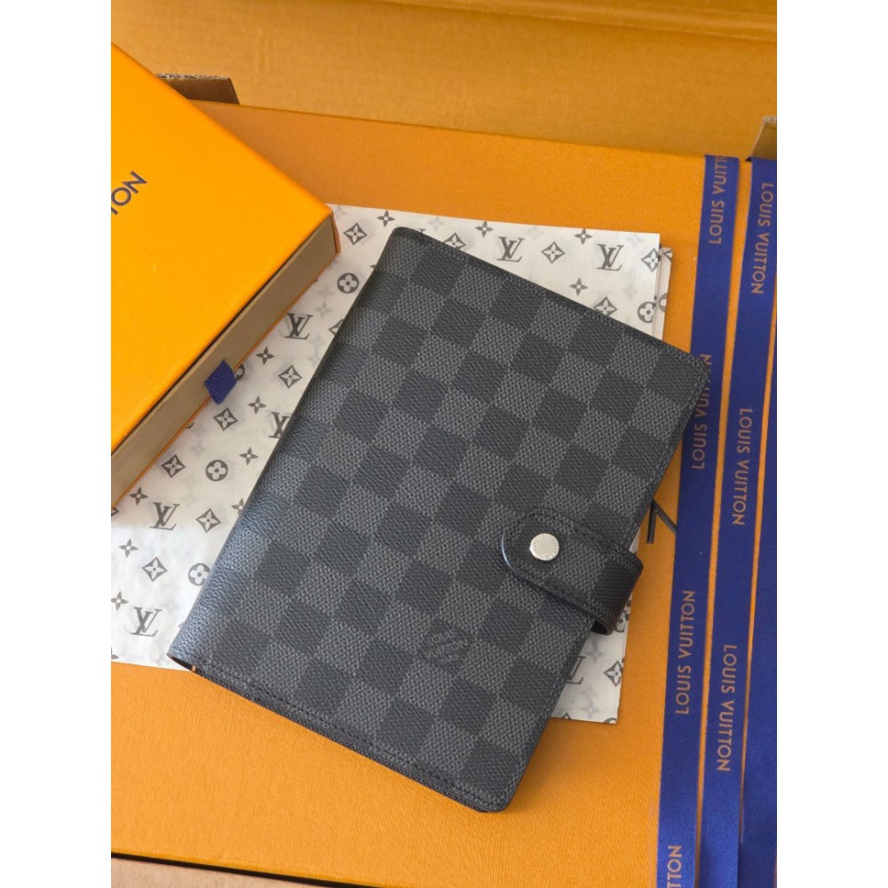 Lv Medium Ring Agenda Cover 14 x 18.5 x 3 cm Accesories