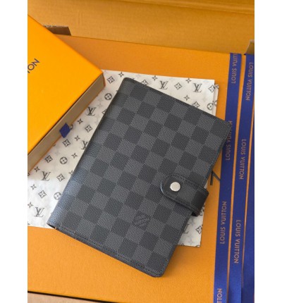Lv Medium Ring Agenda Cover 14 x 18.5 x 3 cm